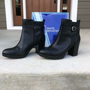 White Mountain Black Booties